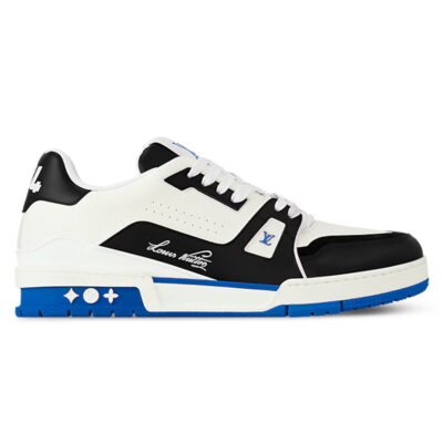 Louis Vuitton LV Trainer Sneaker ‘White Black Blue’