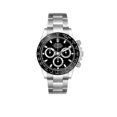 Rolex Daytona Panda 40mm Chronograph Black Dial Mens Watch 116500