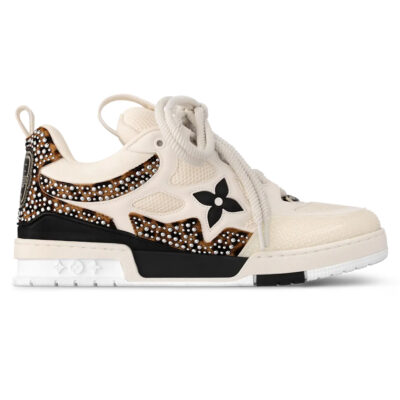 Louis Vuitton LV Skate Sneaker “Beige & Black Crystal Edition” – Limited