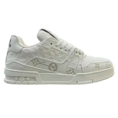 LV Trainer Sneaker White Monogram