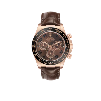 Rolex Daytona 40mm Rose Gold Chocolate Dial Mens Watch 116515