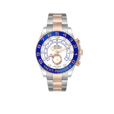 Rolex Yachtmaster II 44mm Steel Rose Gold Mens Watch 116681