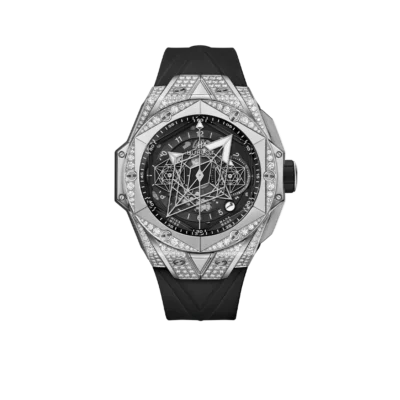Hublot Big Bang Sang Bleu II Titanium Pave 45mm 418.NX.1107.RX.1604.MXM20