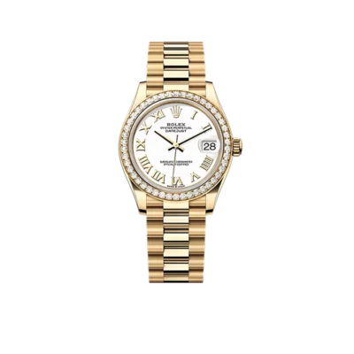 Rolex Datejust 31mm White Dial, 18kt Yellow Gold 278288