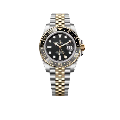 Rolex GMT-Master II  40mm Stainless Steel Yellow Gold Black Dial Jubilee 126713GRNR-0001
