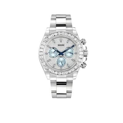 Rolex Daytona Diamond Pave Dial Platinum Watch 116576TBR