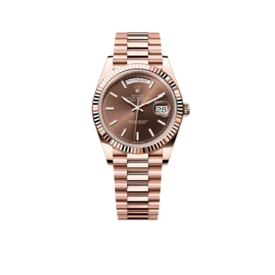 Rolex Day-Date 40mm Rose Gold Chocolate Dial m228235-0053