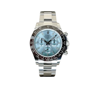 Rolex Daytona 40mm 116506 Platinum Ice Blue Diamond Baguette Dial