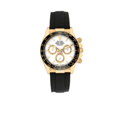 Rolex Cosmograph Daytona 40mm Yellow Gold White Dial Mens Watch 126518