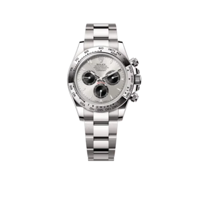 Rolex Daytona 40 mm White Gold Silver Dial Mens Watch M126509-0003