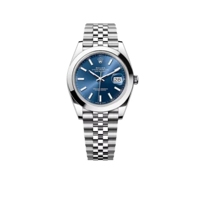Rolex Datejust Oyster 41 mm Oystersteel Blue Dial 126300-0002