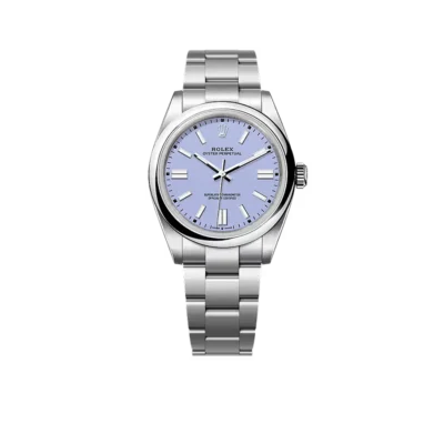 Rolex Oyster Perpetual 41mm Stainless Steel Lavender Dial Men Watch 134300-0012 New 2025
