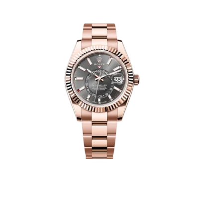 Rolex Sky-Dweller 42mm Rose Gold Rhodium Dial Oyster Bracelet M336935-0004